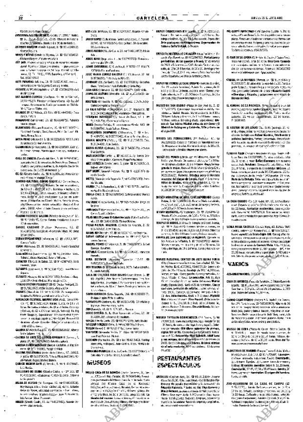 ABC MADRID 15-11-2001 página 114