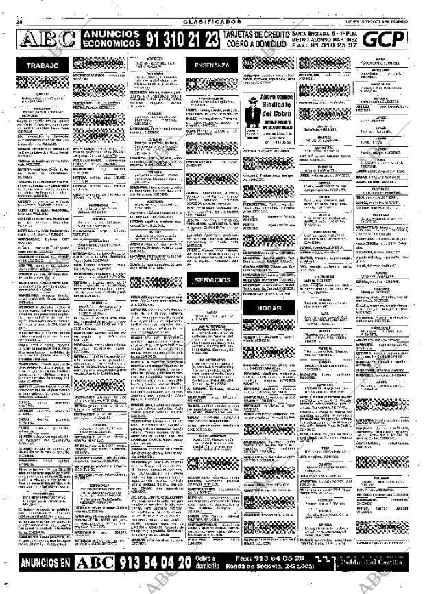 ABC MADRID 15-11-2001 página 120