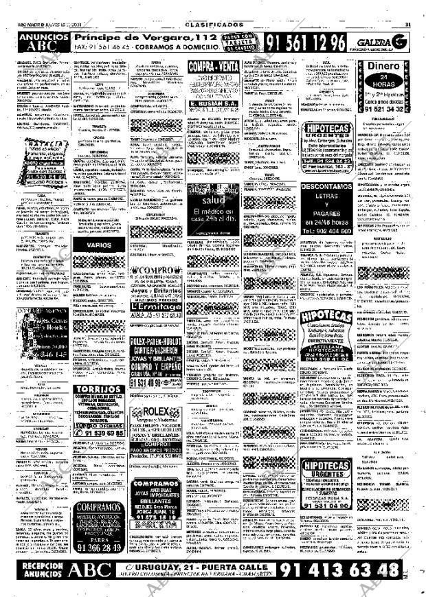 ABC MADRID 15-11-2001 página 123