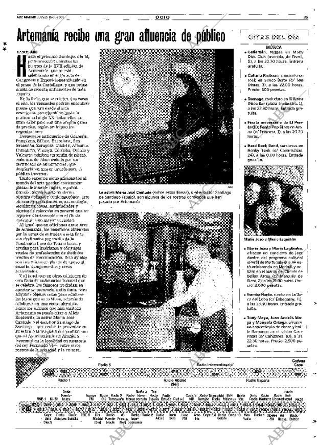 ABC MADRID 15-11-2001 página 127