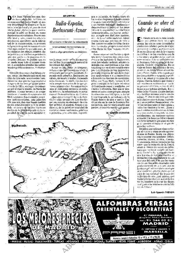 ABC MADRID 15-11-2001 página 14