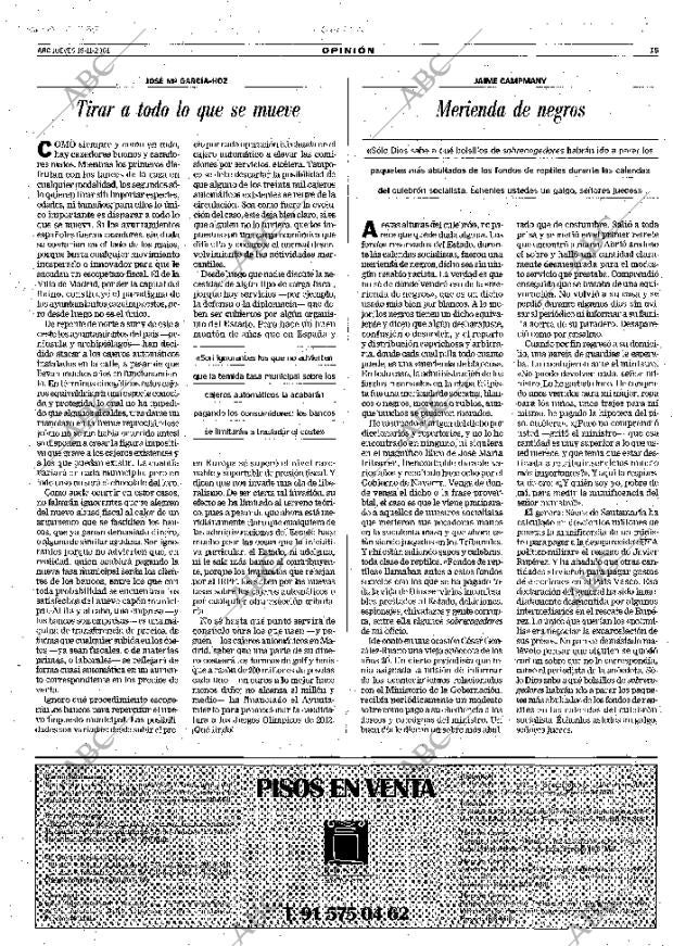 ABC MADRID 15-11-2001 página 15