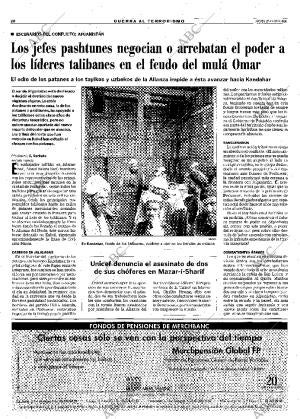 ABC MADRID 15-11-2001 página 20