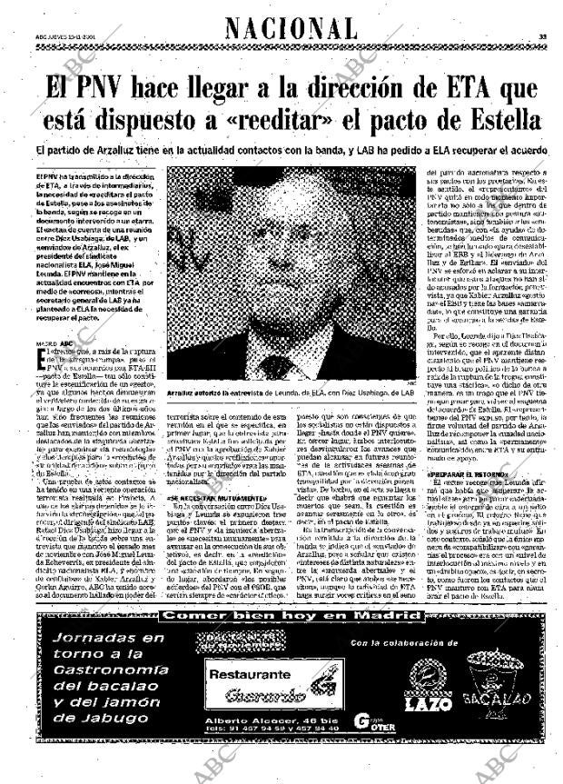 ABC MADRID 15-11-2001 página 33