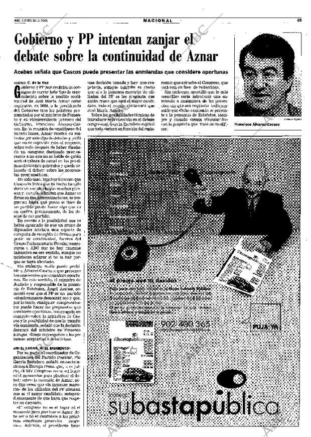 ABC MADRID 15-11-2001 página 45