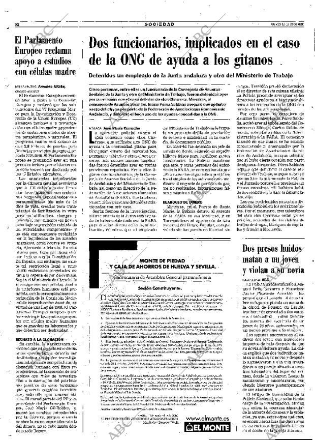 ABC MADRID 15-11-2001 página 52