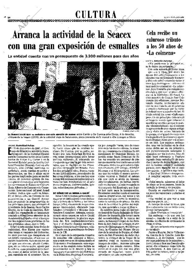ABC MADRID 15-11-2001 página 54