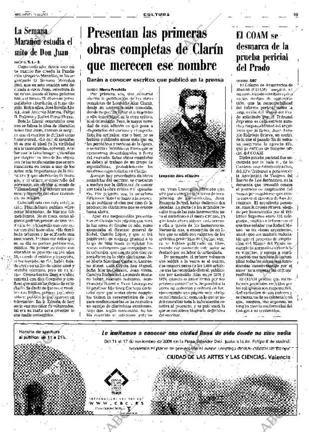 ABC MADRID 15-11-2001 página 55