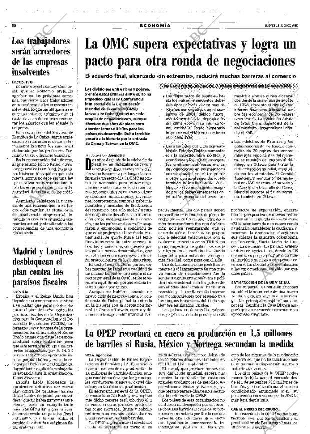 ABC MADRID 15-11-2001 página 58