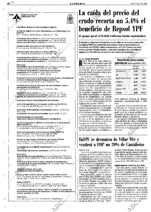 ABC MADRID 15-11-2001 página 60