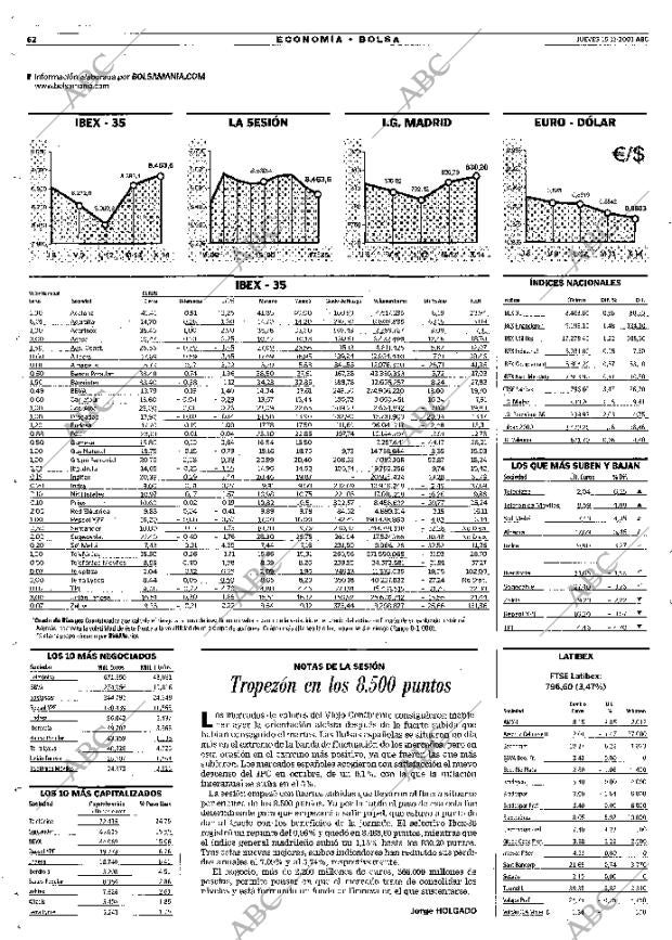 ABC MADRID 15-11-2001 página 62