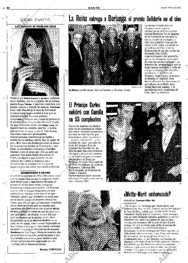 ABC MADRID 15-11-2001 página 84