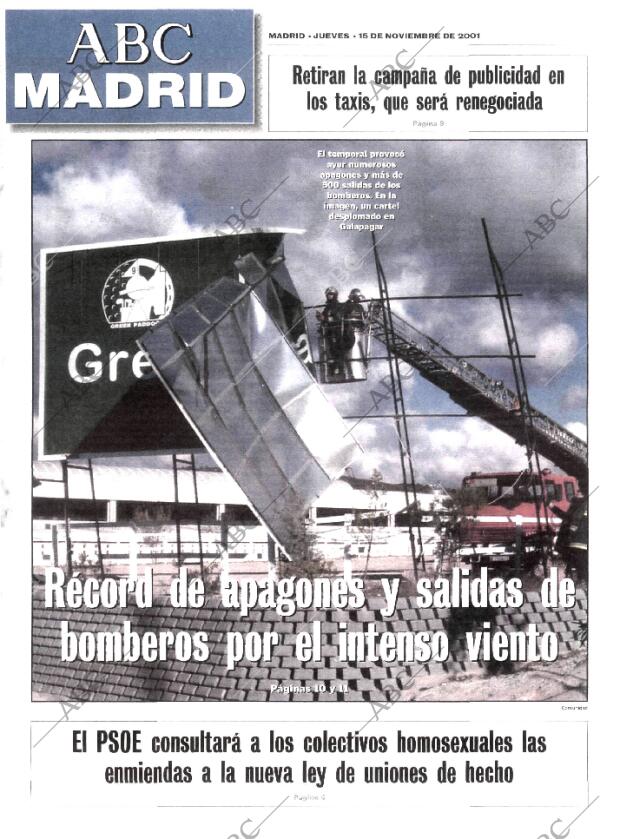 ABC MADRID 15-11-2001 página 93