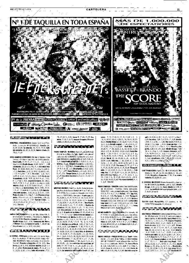 ABC MADRID 16-11-2001 página 109