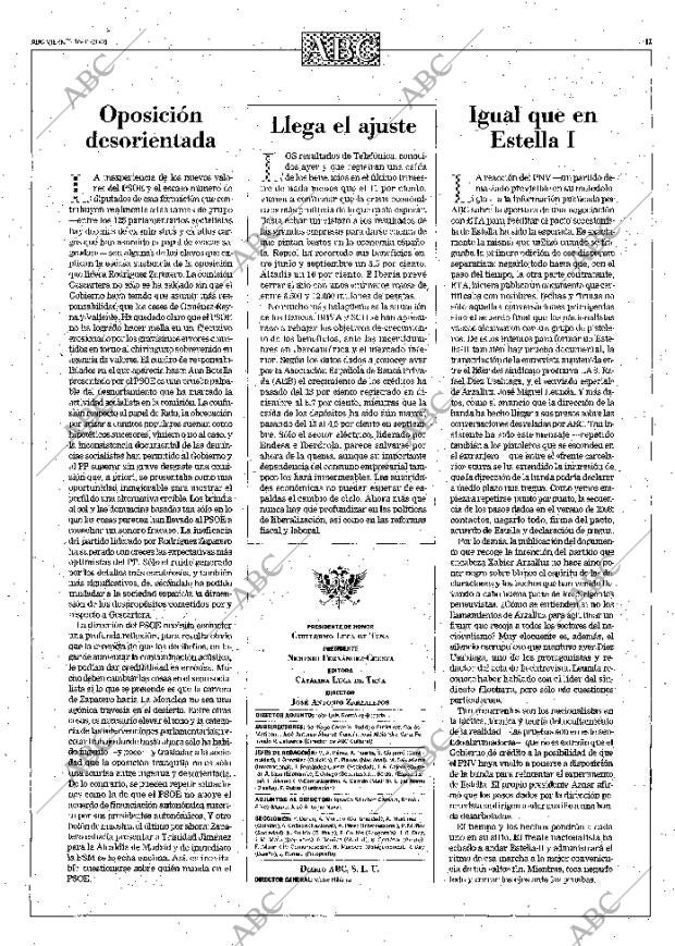 ABC MADRID 16-11-2001 página 11