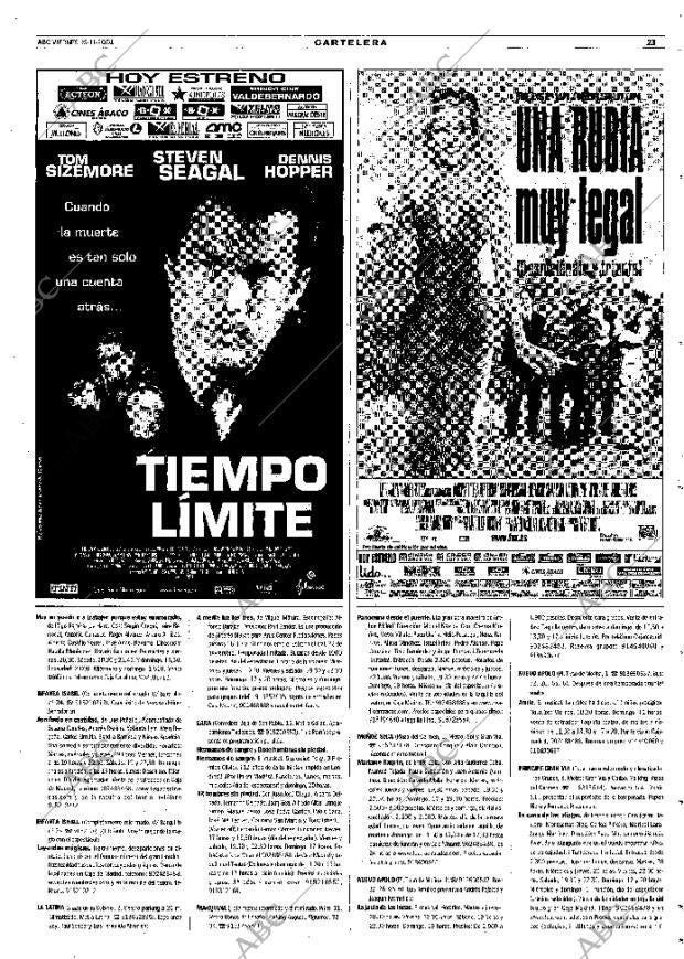 ABC MADRID 16-11-2001 página 111