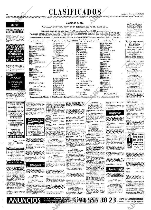 ABC MADRID 16-11-2001 página 116