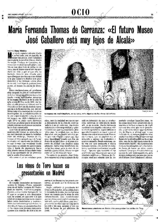 ABC MADRID 16-11-2001 página 123