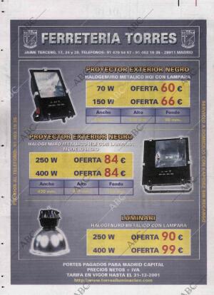 ABC MADRID 16-11-2001 página 124