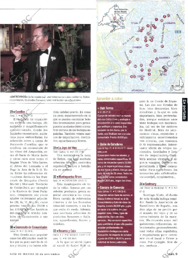 ABC MADRID 16-11-2001 página 133