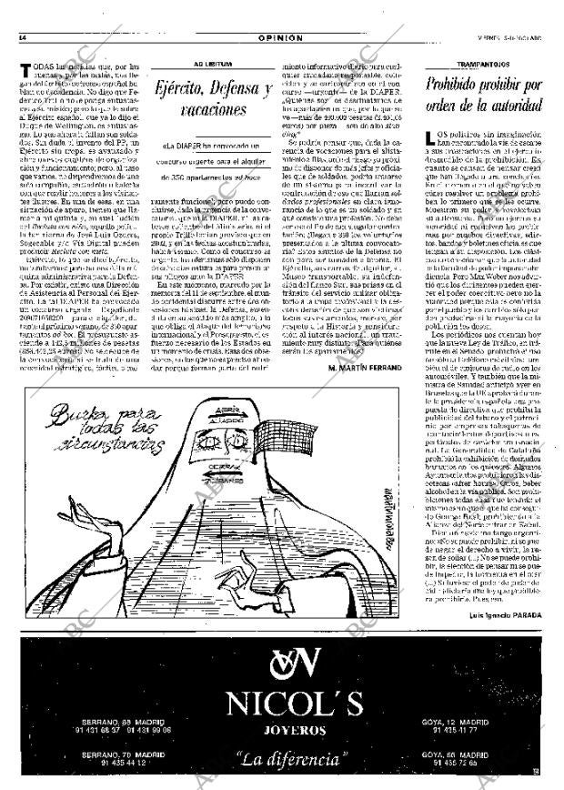 ABC MADRID 16-11-2001 página 14