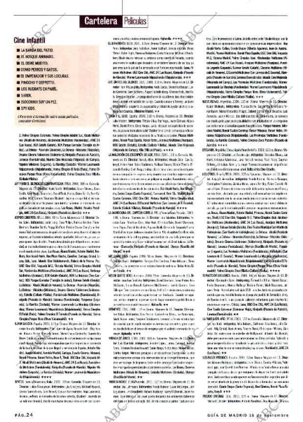 ABC MADRID 16-11-2001 página 148