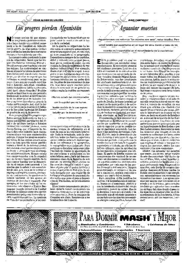 ABC MADRID 16-11-2001 página 15