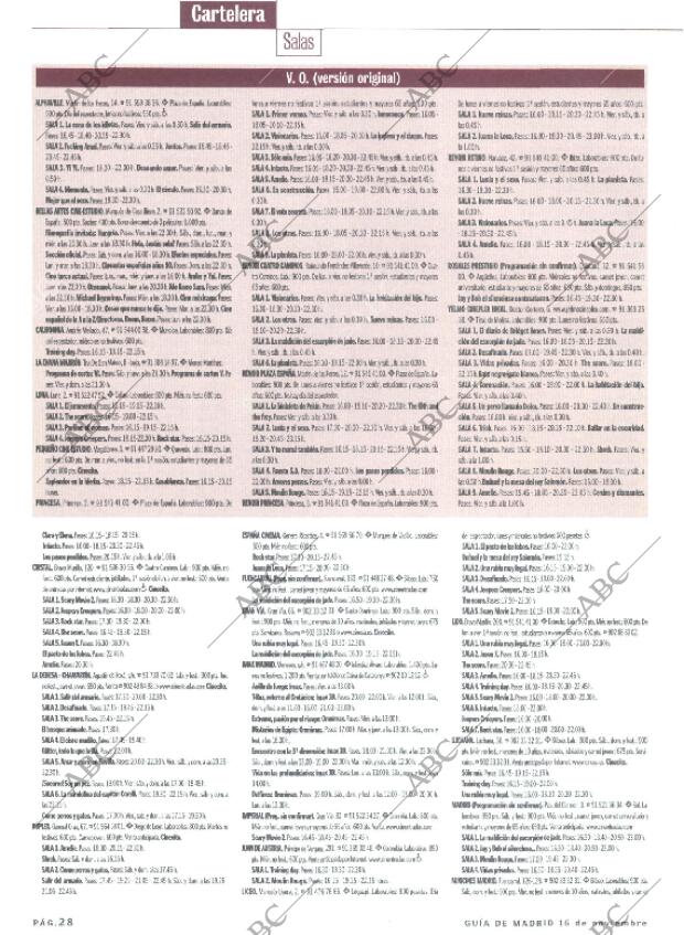 ABC MADRID 16-11-2001 página 152