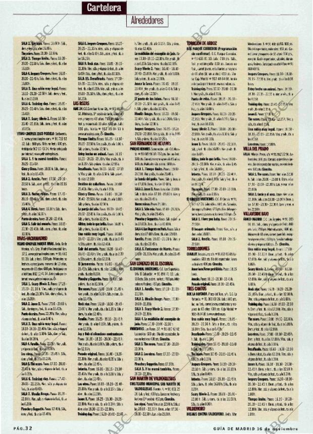 ABC MADRID 16-11-2001 página 156