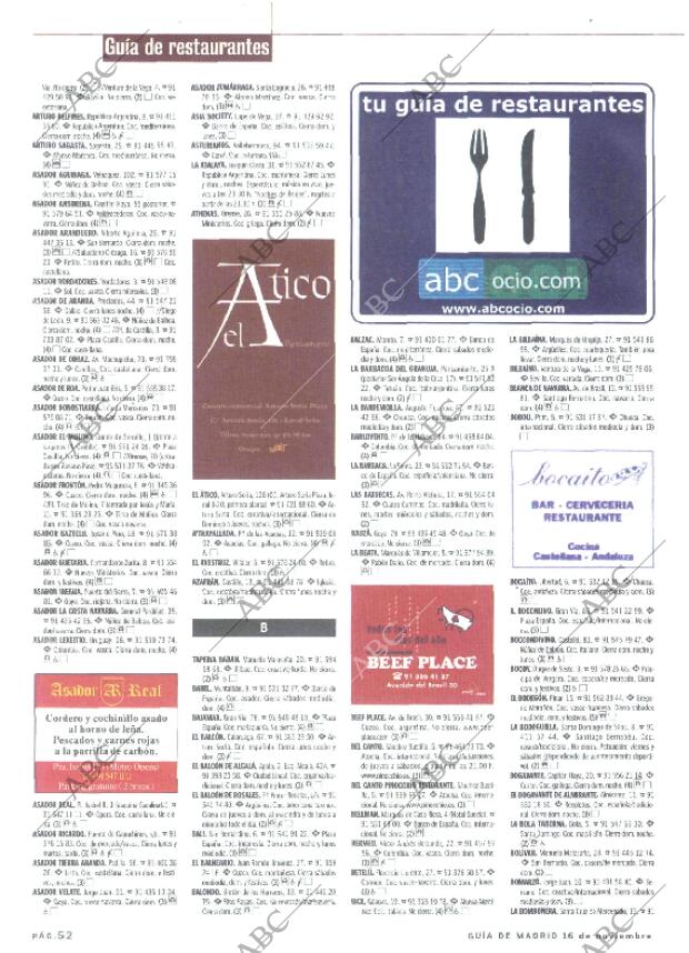 ABC MADRID 16-11-2001 página 176