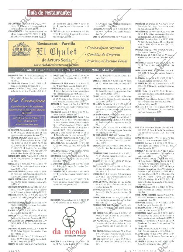 ABC MADRID 16-11-2001 página 180