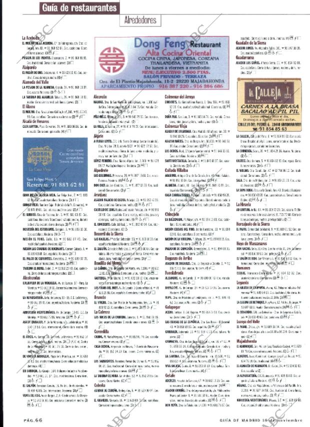 ABC MADRID 16-11-2001 página 190