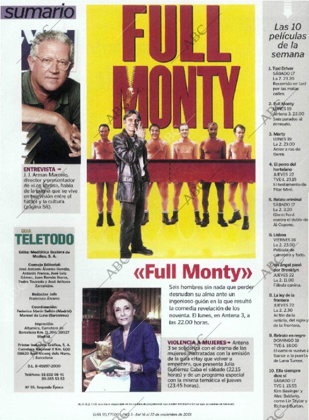 ABC MADRID 16-11-2001 página 211