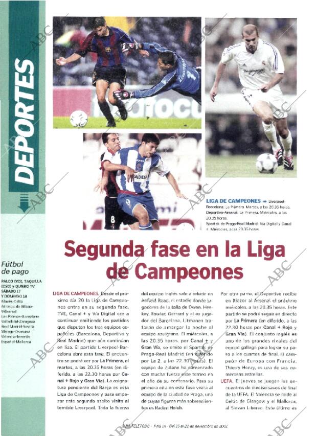 ABC MADRID 16-11-2001 página 222