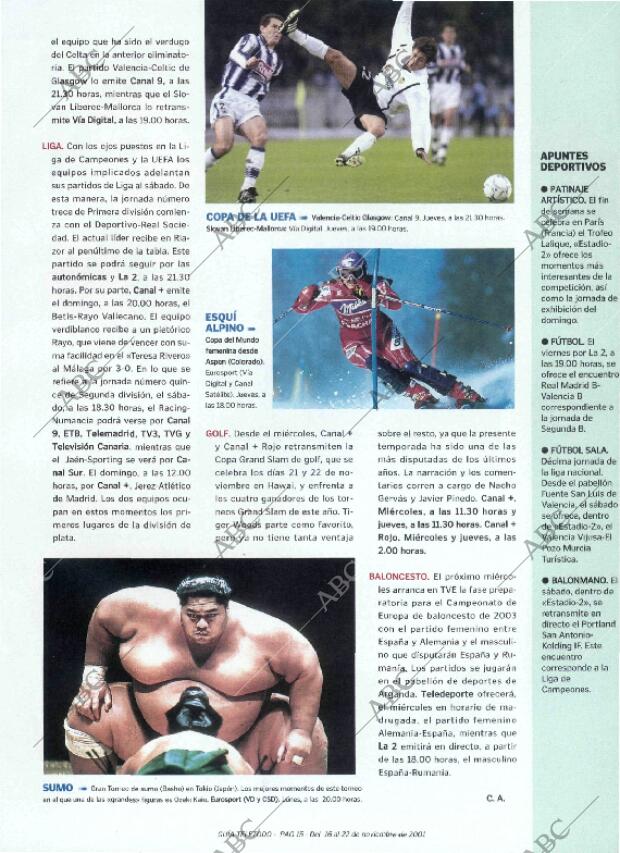 ABC MADRID 16-11-2001 página 223