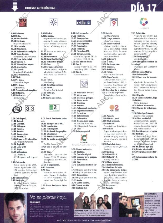 ABC MADRID 16-11-2001 página 231