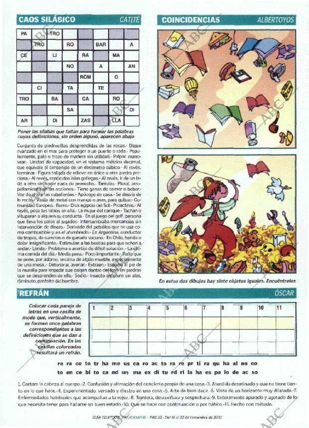 ABC MADRID 16-11-2001 página 241