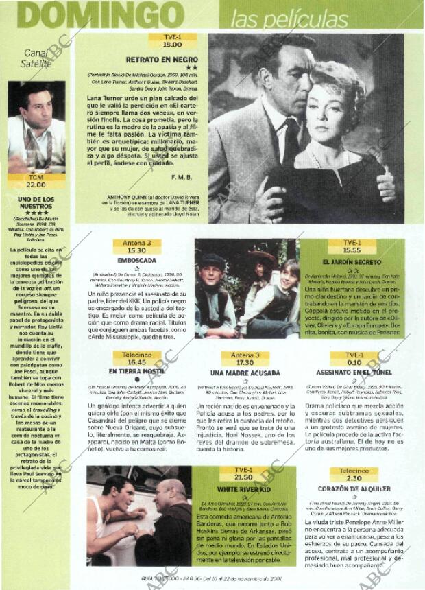 ABC MADRID 16-11-2001 página 244