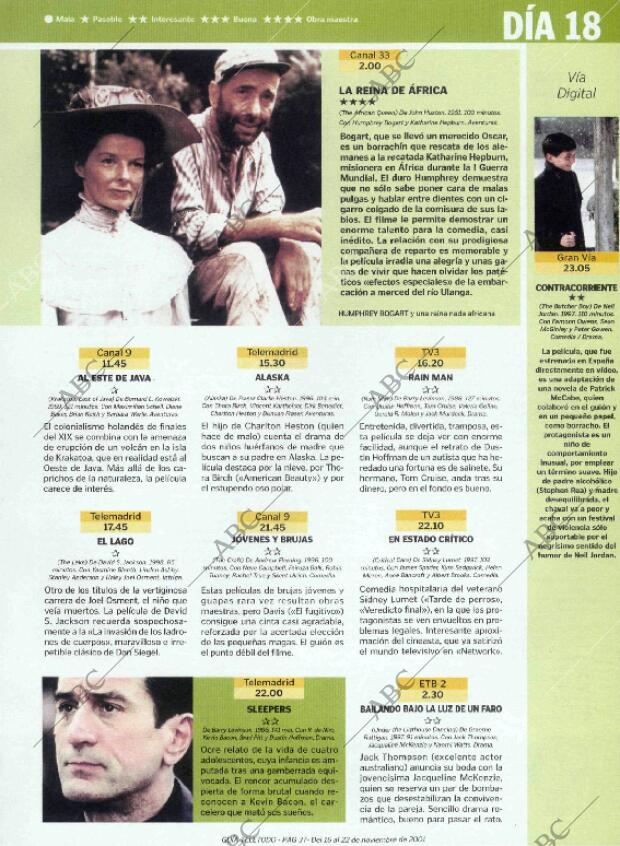 ABC MADRID 16-11-2001 página 245