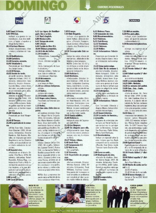 ABC MADRID 16-11-2001 página 246