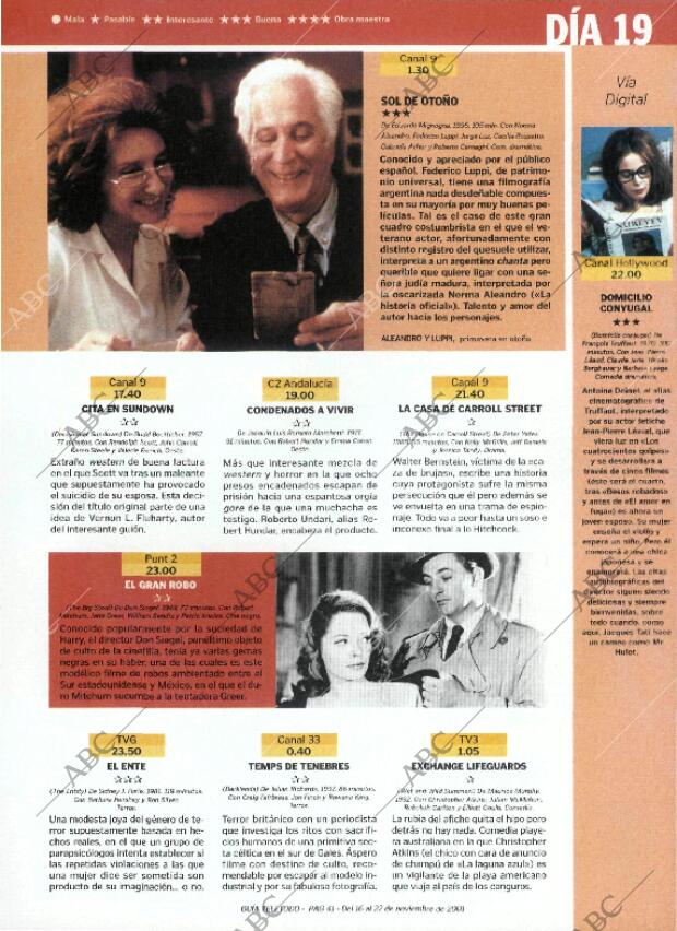 ABC MADRID 16-11-2001 página 249