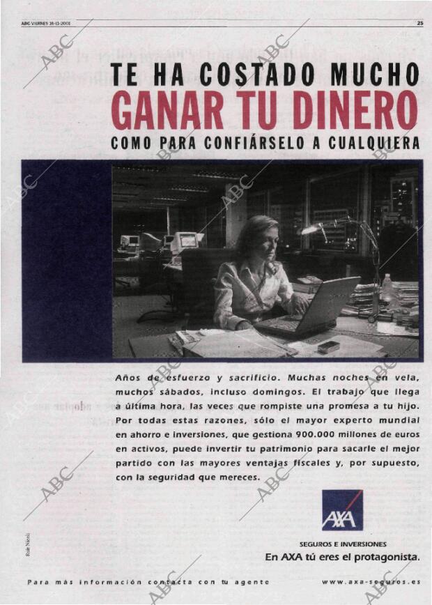 ABC MADRID 16-11-2001 página 25