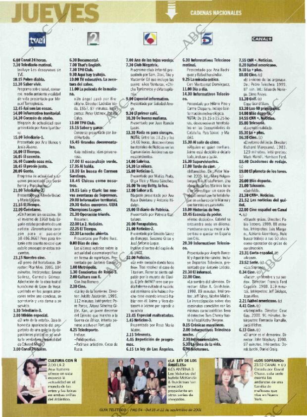 ABC MADRID 16-11-2001 página 262