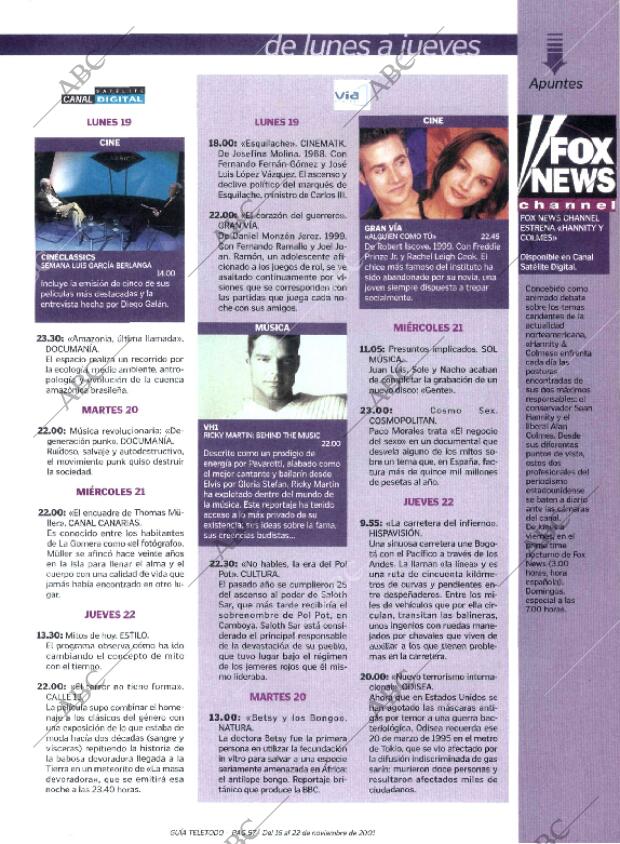 ABC MADRID 16-11-2001 página 265