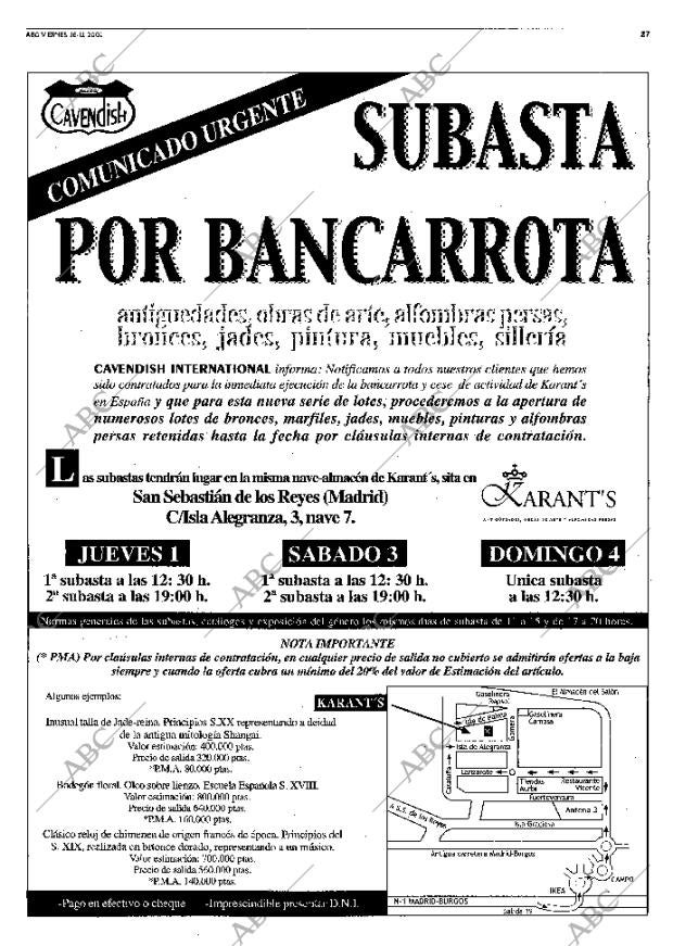 ABC MADRID 16-11-2001 página 27