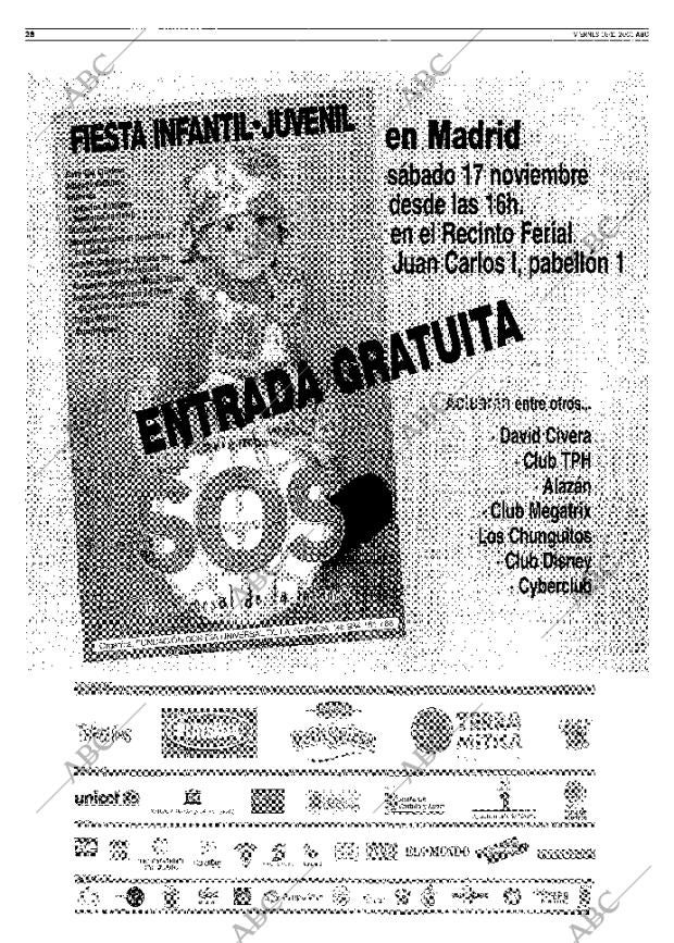 ABC MADRID 16-11-2001 página 28