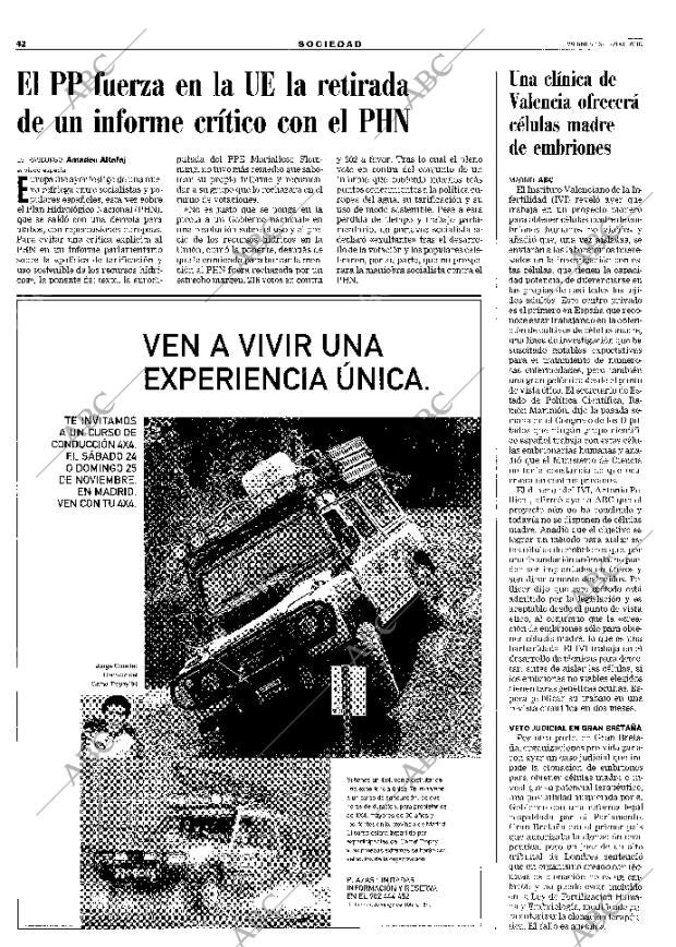 ABC MADRID 16-11-2001 página 42