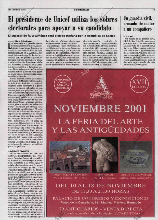 ABC MADRID 16-11-2001 página 43