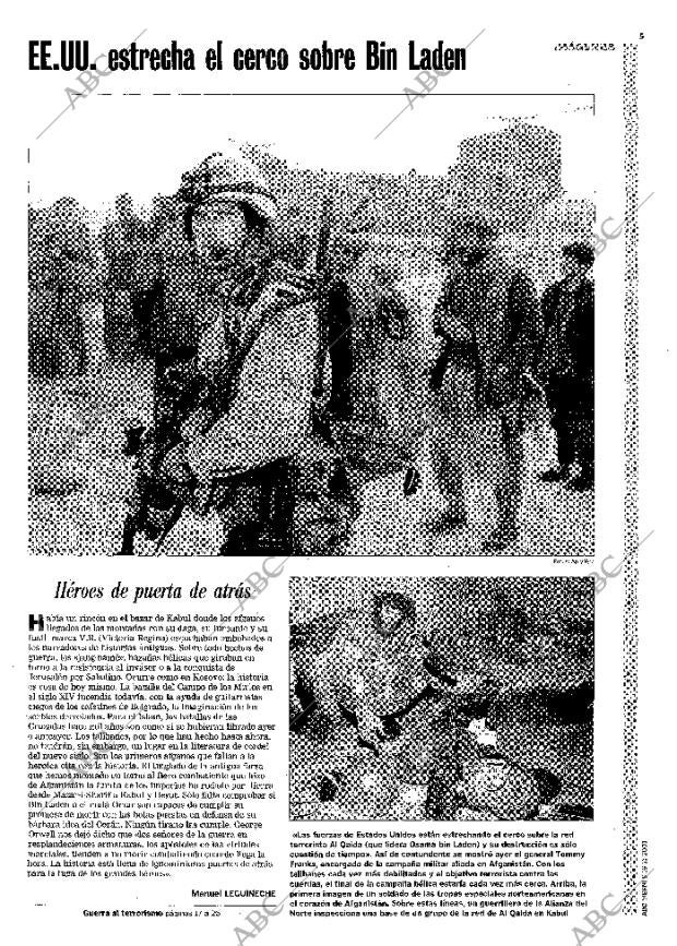 ABC MADRID 16-11-2001 página 5