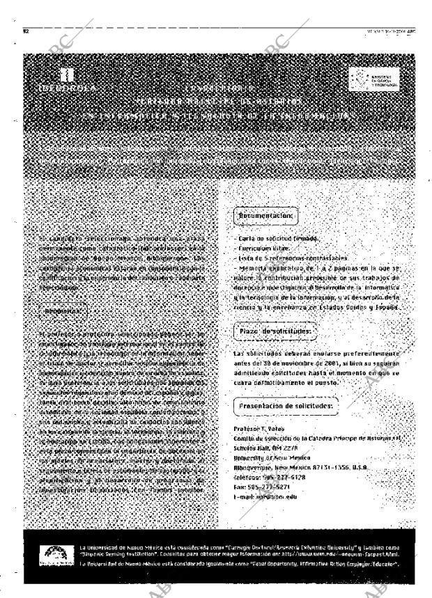 ABC MADRID 16-11-2001 página 52